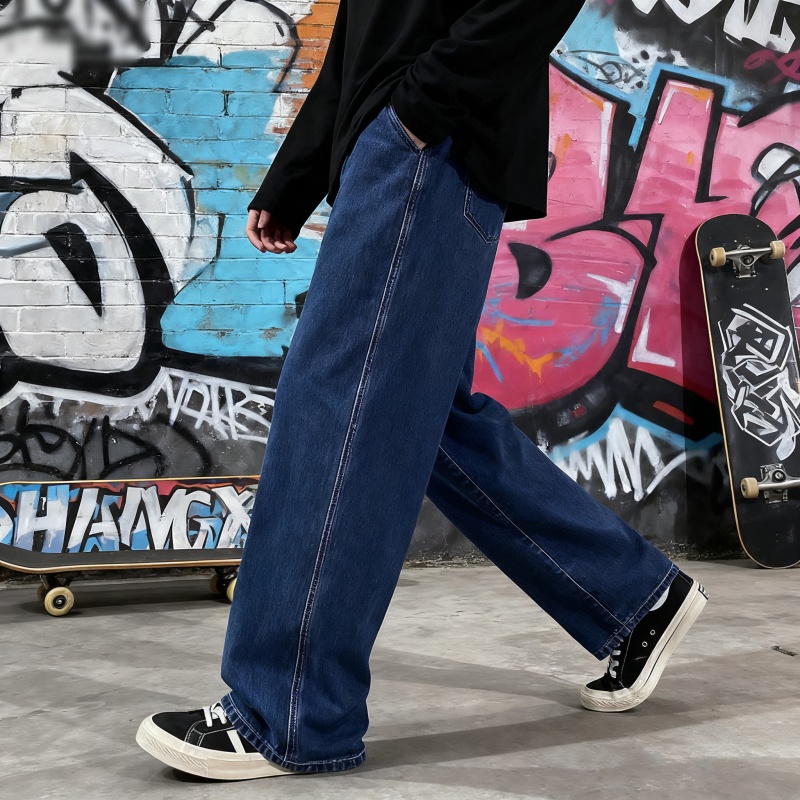 Streetwear Brand Jeans - 2025 New Streetwear Loose Jeans Men